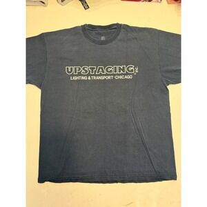 The Offspring Tour 2010 Upstaging Inc Crew T-Shirt Mens XL Black Vintage Graphic